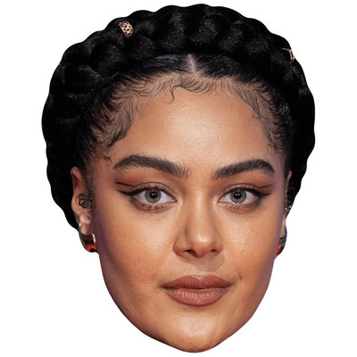 Izuka Hoyle (Make Up) Celebrity Mask, Flat Card Face, Fancy Dress Mask