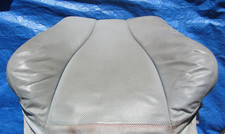00-02 Mercedes Oem W220 S430 S500 S600 Perforated Gray Leather Upper Seat Cover