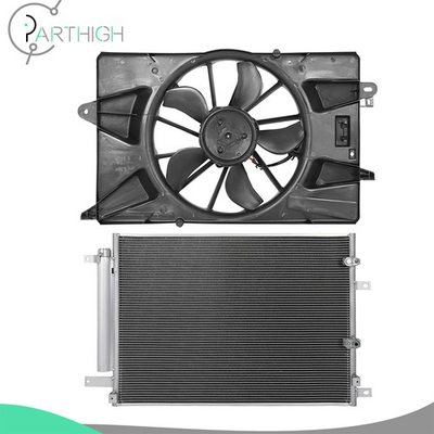 #ad Radiator Cooling Fan amp; AC Condenser Electric For 2015 17 Chrysler 200 2.4L 3.6L $185.58