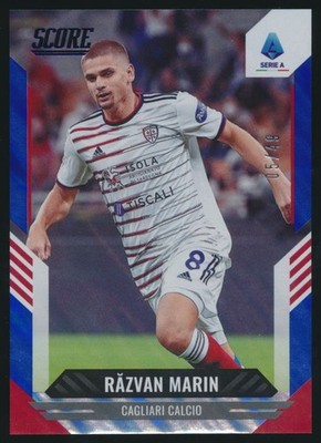 2021-2022 Panini Score Serie A #96 Razvan Marin Blue 05/49 Cagliari SP