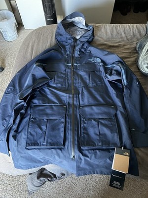 Mens The North Face RMST REMASTERED Futurelight Hooded Mountain Coat Jacket Blue