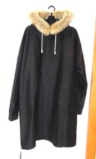 s.k. cappotto lungo manor hill anorak moleskin vera pelliccia foodie uomo taglia M made in USA