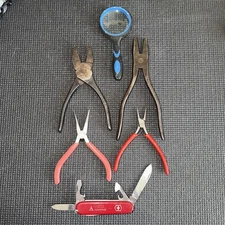 tools, Lot of 6 tools used, small Tool Kit.