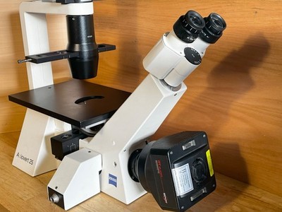 Zeiss Axiovert 25 Inverted fluorescent microscope Excellent Condition