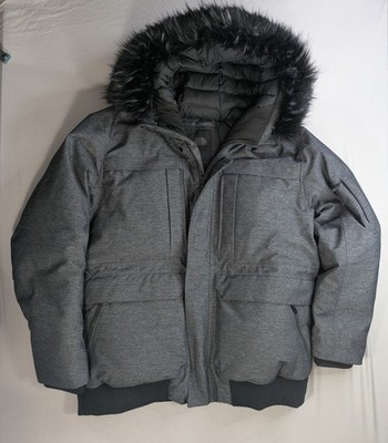 The North Face Grey 800 Down Cryos GTX Expedition Bomber Jacket 2XL Heather Gray