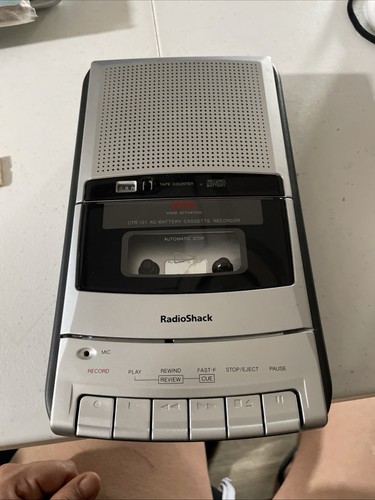 Radio Shack Cassette Recorder VOX Desktop CTR-121 Tested Works