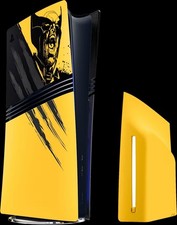 PRESALE Marvel  s Wolverine PS5 Pro Console Covers Battle Yellow Limited Edition.