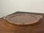 Vintage Jeannette Depression Glass CAKE PLATE Cherry Blossom Pink 10.25” (H)