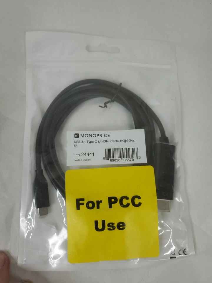 USB 3.1 TYPE-C TO HDMI CABLE 4K@30HZ_ 6FT - Image 2 of 2