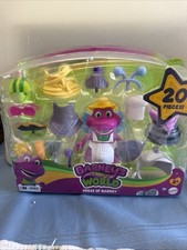 Fisher-Price Barney s World Dress Up Set 20-Piece Barney Friends Playset
