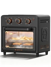 Fryer & Toaster Oven with Steam Infusion, 12L Compact, Countertop Friendly, F...
