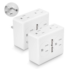 Multi Plug Outlet Expander,6 Way Outlet Wall Plug Adapter,Compact and Protabl...
