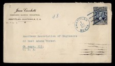 DR WHO 1929 GUATEMALA AMATITLAN VERS USA M81417
