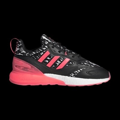 adidas ZX 2K BOOST 2.0 Digi Black Pink Sneaker GW8237 Men 11.5