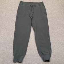 Barefoot Dreams Brushed Jersey Jogger Womens Small Green Cozychic Beach Preppy