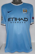 NIKE MANCHESTER CITY MAN CHAMPIONS 2013 AGUERO M ORIGINAL SOCCER JERSEY SHIRT