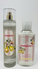 BATH  BODY WORKS 2p. SET Pearberry FRAGRANCE MIST BODY LOTION NEW
