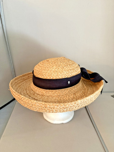 Helen Kaminski Natural Hand-Braided Raffia Sun Hat