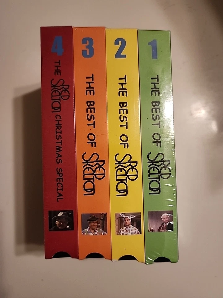 NEW! SEALED! THE BEST OF RED SKELTON 4 VHS TAPES Set Vtg Comedy - Image 2 of 4