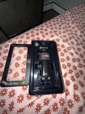 BaBylissPRO BLACKFX Cordless Hair Clipper, Black, #3 Guard, Unisex