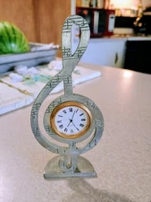 3 Miniature Quartz Analog Battery Novelty Clocks 