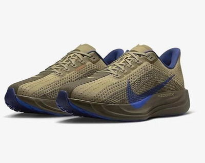 Nike Men s 7 ZoomX Pegasus Plus Cargo Khaki Deep Blue Running Shoes HQ3221-325