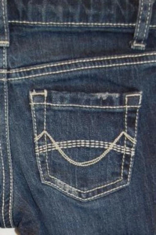 Джинсы для девочек Mossimo размер 6 темно-синие джинсовые с регулируемой талией - Изображение 3 из 4