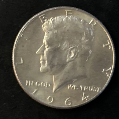 1964 Kennedy Half Dollar 90% Silver US Mint Coin Uncirculated