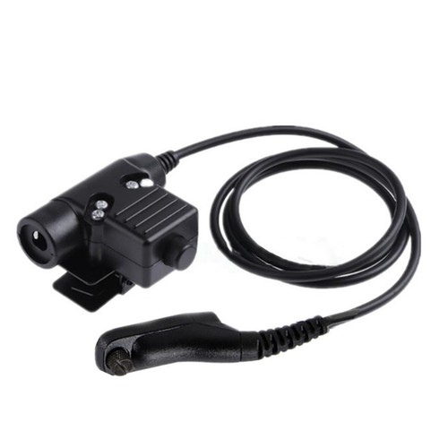 Headphone U94 Cable PTT Adaptor For Motorola APX-6000 DP-3401 DGP-6150 XiR P8208 - Afbeelding 2 van 9