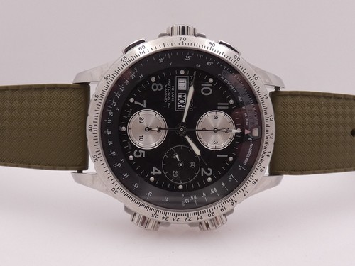 HAMILTON KHAKi X-WIND AVIATION CHRONOGRAPH 44mm BOX&PAPERS Automatic ANNO 2008 - Foto 6 di 14