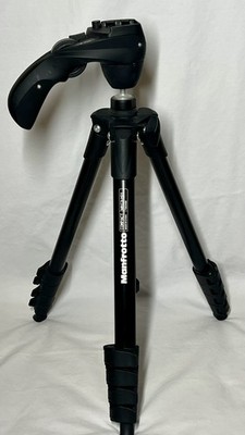 Used Manfrotto Tripod MKC3-H01 With Head / 7301YB-BB With Out Head Tripod Lot
