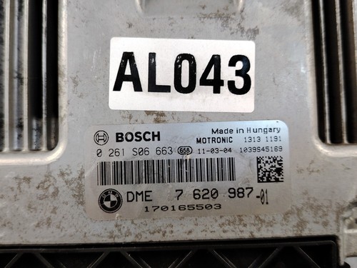 2010 MINI COOPER R55 LCI 1.6 ENGINE CONTROL MODULE ECM DME 7620987 0261S06663 - Picture 2 of 12