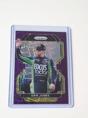 Panini Prizm Racing 2022 Erik Jones Purple Velocity NASCAR /199