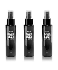 Avon Set and Prep Setting Spray 125ml  x 3 Helps Make up last longer - Pack Of 3
