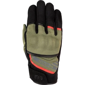 Oxford Dakar 1.0 Motorcycle Motorbike Textile Gloves Green / Red