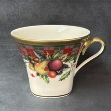Lenox HOLIDAY TARTAN Square Cup REPLACEMENT - No saucer!!