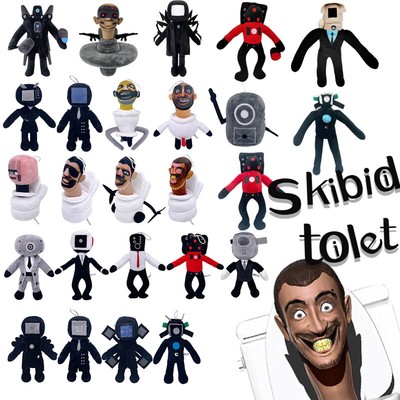 Skibidi Toilet Plüsch Puppe Spielzeug Toiletman Cameraman Speakerman Kinder Neu~