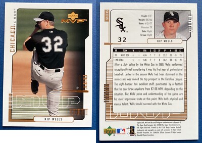 KIP WELLS 2000 UPPER DECK MVP BASEBALL CARD 206 CHICAGO WHITE SOX