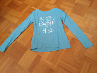 T-Shirt für Kinder, Mit Spruch; in blau; Größe 152; von alive
