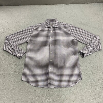 canali dress shirt sale Regular fit shirt in navy blue stretch cotton