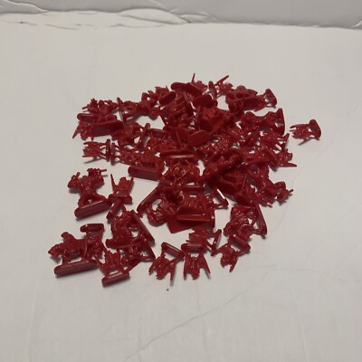 RISK Lord of the Rings 2002 Replacement 59 Piece Red  Pieces ONLY