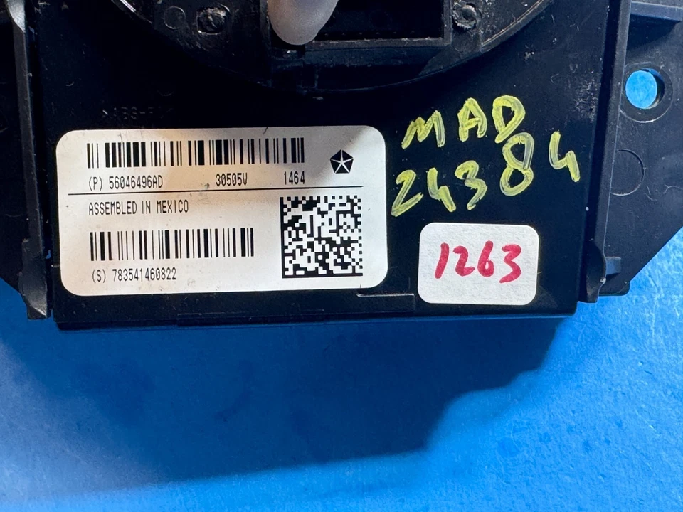 2011-2020 DODGE GRAND CARAVAN RELÓGIO MOLA COM SENSOR DE ÂNGULO FABRICANTE DE EQUIPAMENTO ORIGINAL - Imagem 2 de 4