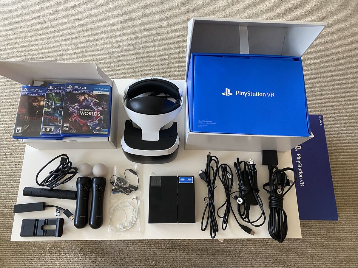 VR PS4 + Cámara + 2 Moves Worlds Bundle SONY