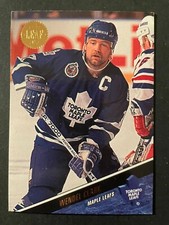 Wendel CLARK 1993-94 Leaf Set Series One Hockey #166 Toronto Maple Leafs