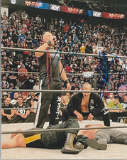 Minoru Suzuki Lance Archer Autographed 8x10 WWE AEW ROH NJPW E244