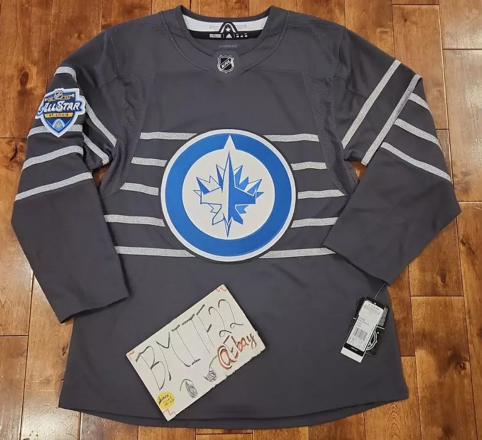 A look at the Winnipeg Jets jersey for the 2020 NHL All-Star Game