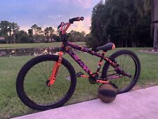 SE Blocks Flyer 26-inch BMX Freestyle Bike-Orange Camo