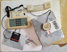 telefono a tastiera vintage sip modello sirio anni 90 GIUGIARO scatola originale