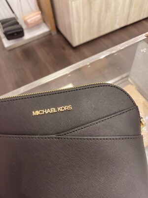 New Michael Kors Jet Set Travel Dome Leather XCROSS Crossbody Bag
