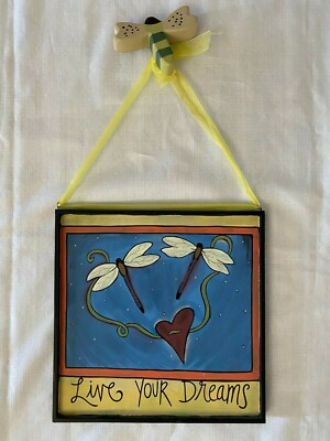 LIVE YOUR DREAMS HOME DECOR WALL HANGINGS PAINTING ART PICTURE HEART BRAND NEW